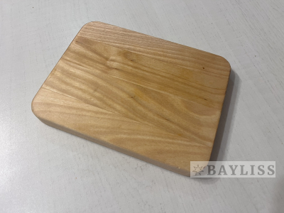 Доска разделочная сервировочная 10*20*2см береза "Закусочная 6"