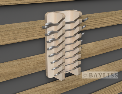 картинка Настенный держатель гаечных ключей "Ключник 50"4657840270078 от магазина BAYLISS