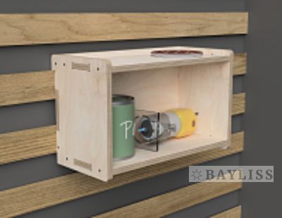 картинка Полка куб "ФанераКрафт-44" от магазина BAYLISS