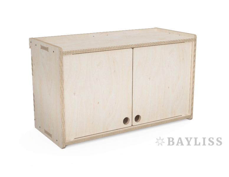 картинка Шкаф с двойной дверью с креплением на французскую планку ДШВ 26х57х36см "ДревоКуб 47"4657840270016 от магазина BAYLISS