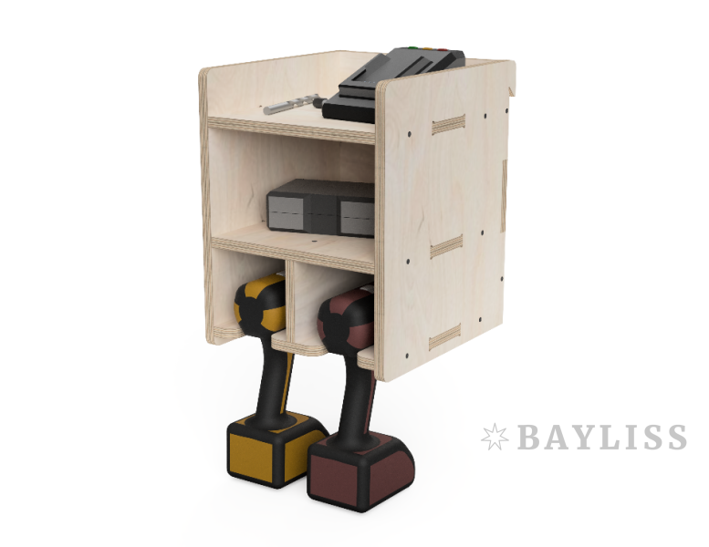 картинка Подставки для шуруповертов с двумя полками  "ДрелингСтор-28ф" от магазина BAYLISS