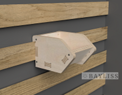 картинка Лоток навесной на французскую планку "ЭкоБокс 39" от магазина BAYLISS