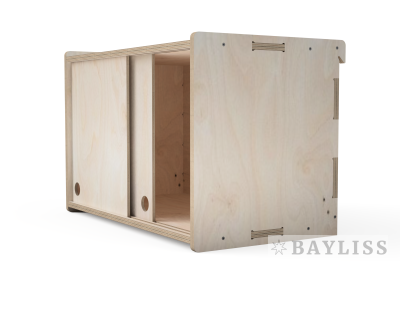 картинка Шкаф с раздвижными дверьми "ДревоКуб 46ф" от магазина BAYLISS