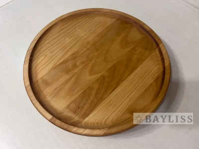 Крутящаяся тарелка из березы "Кружение вкуса"