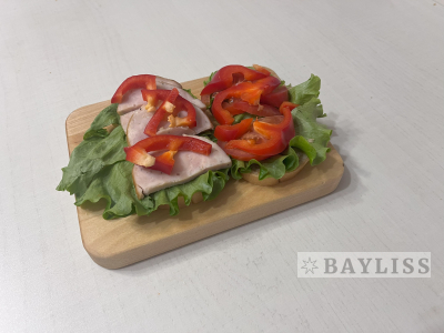 картинка Доска разделочная сервировочная 10*20*2см береза "Закусочная 6" от магазина BAYLISS