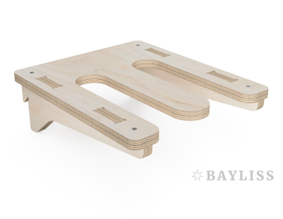 картинка Настенный держатель двух шуруповертов  на французскую планку "ДрелингСтор-41ф" от магазина BAYLISS