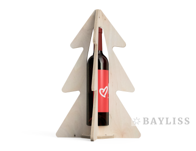 Винная Новогодняя елка подставка для вина 43см