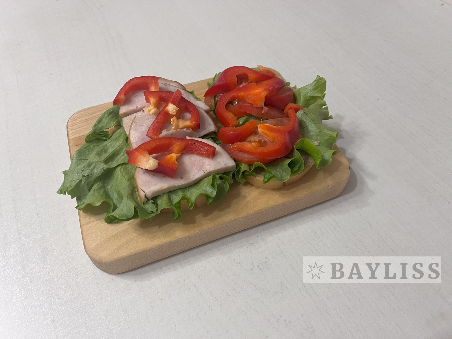 картинка Доска разделочная сервировочная 10*20*2см береза "Закусочная 6" от магазина BAYLISS