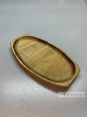 Сервировочная доска "Лесной шарм 3", менажница из дерева большая,36х20х2