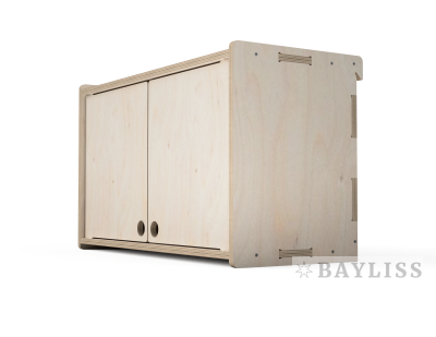 картинка Шкаф с двойной дверью с креплением на французскую планку ДШВ 26х57х36см "ДревоКуб 47"4657840270016 от магазина BAYLISS